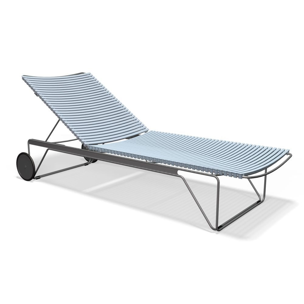 Houe Click Chaise longue réglable Dusty light blue 80