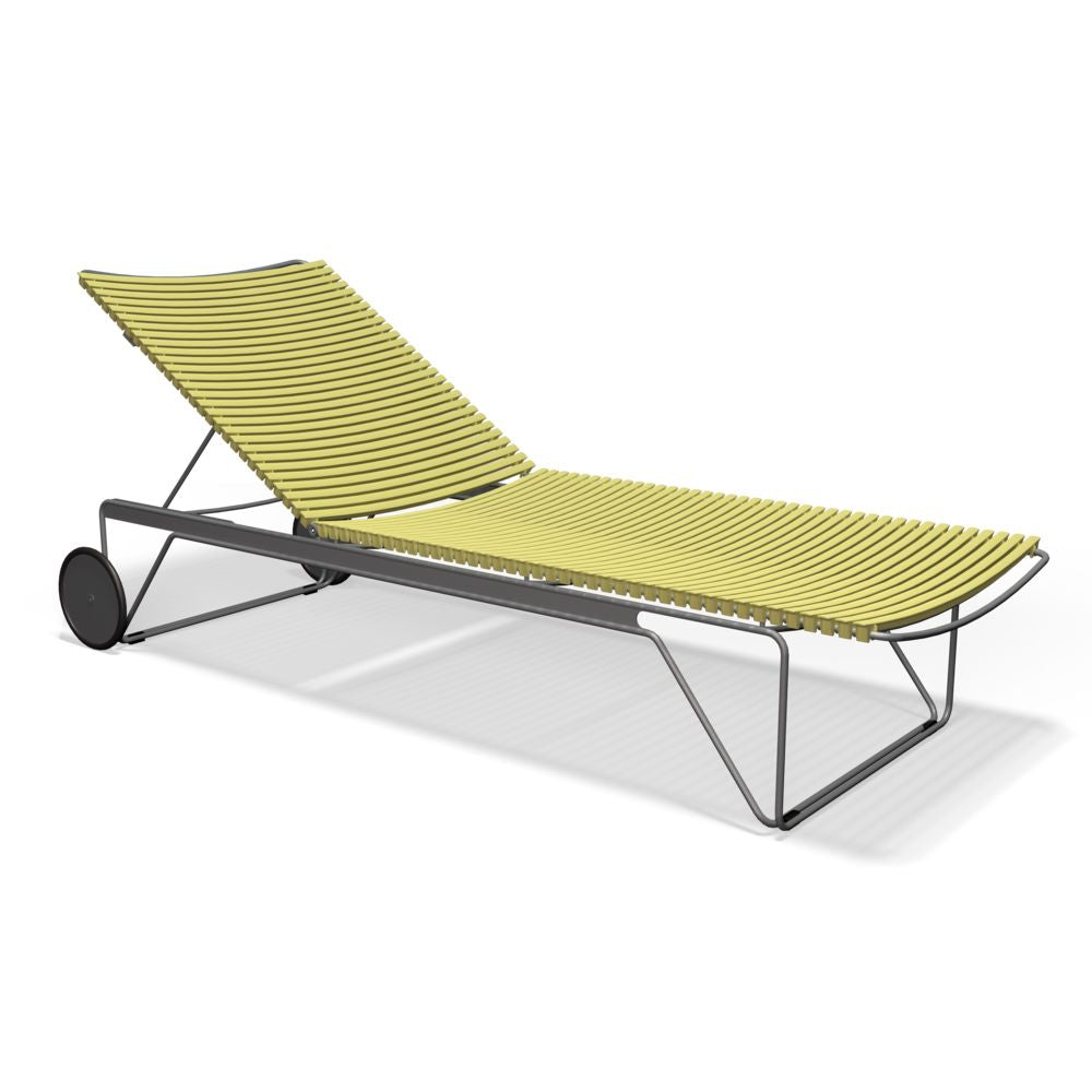 Houe Click Chaise longue réglable Lemon zest 45