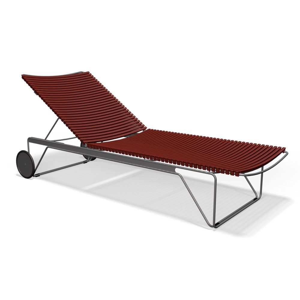 Houe Click Chaise longue réglable Paprika 19
