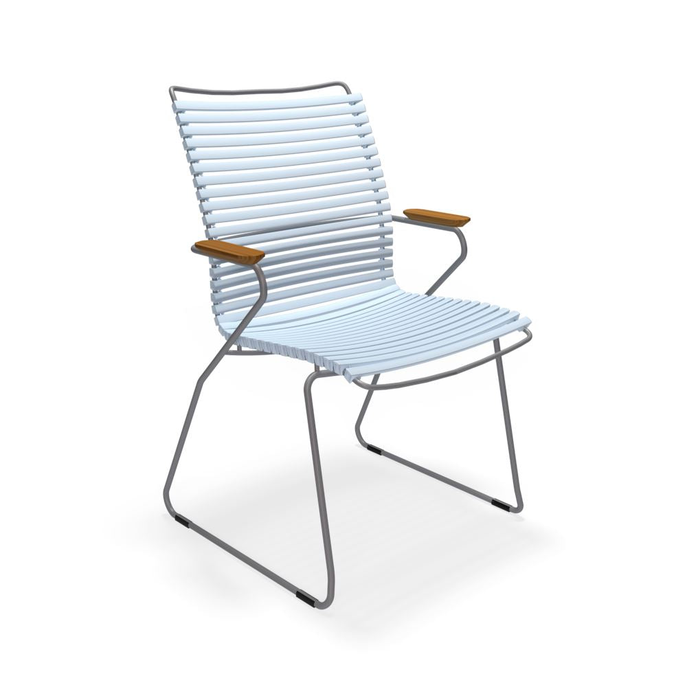 Houe Click Dining chair tall back Dusty light blue