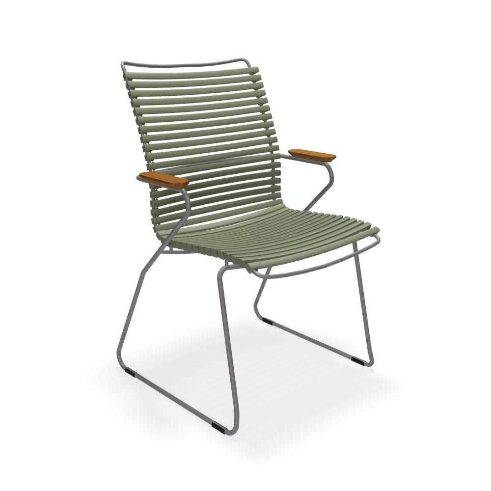 Houe Click Dining chair tall back Olive green