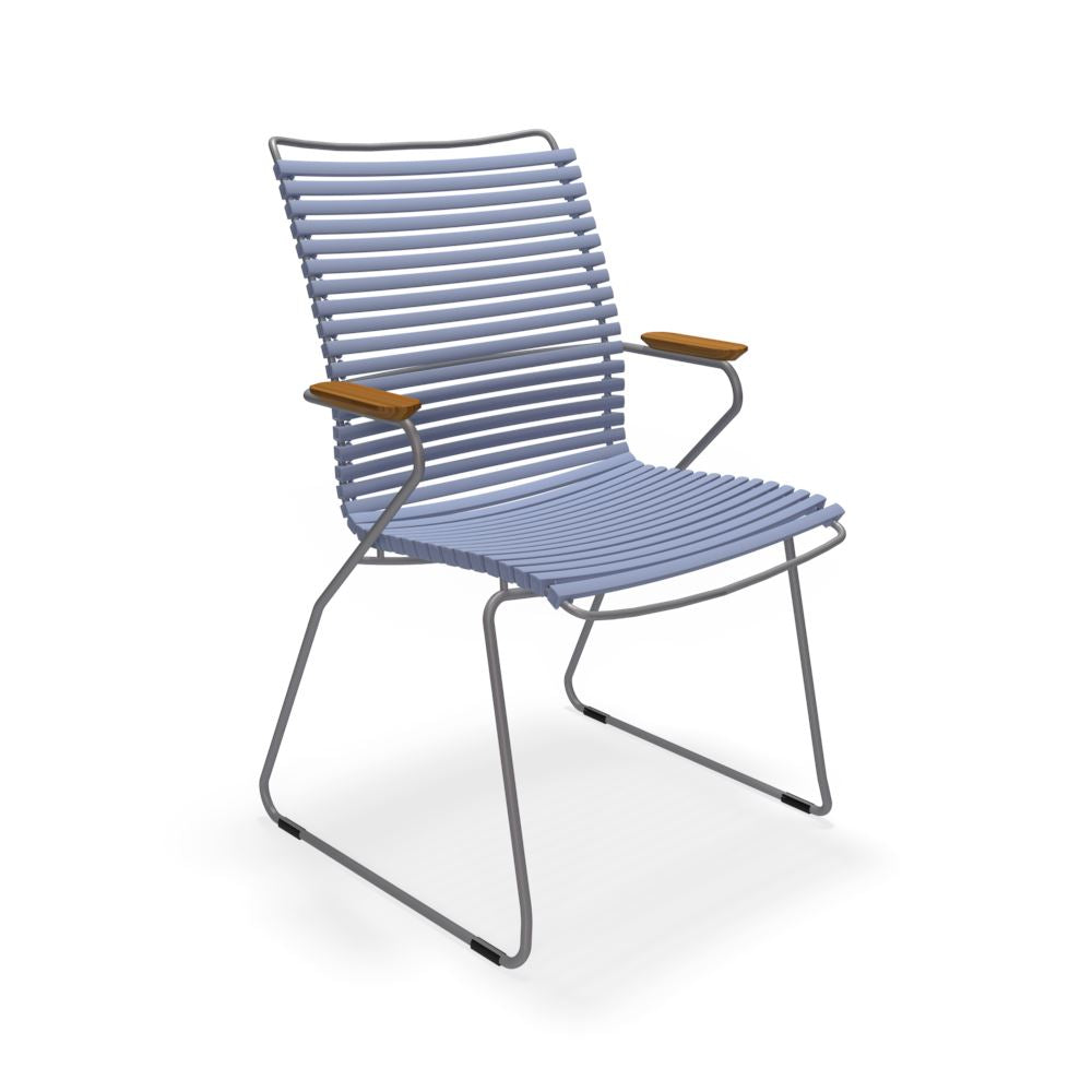 Houe Click Dining chair tall back Pigeon blue