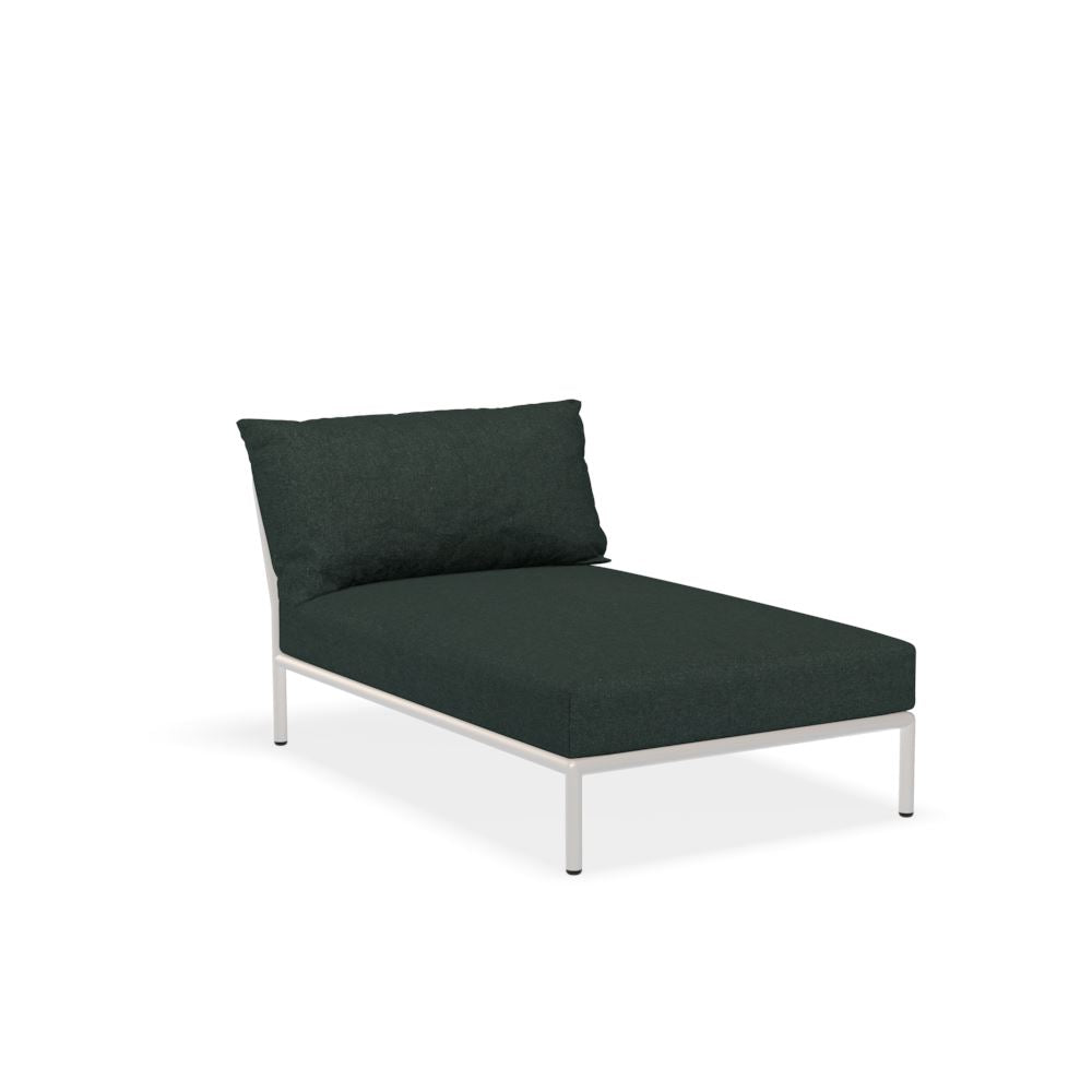 Houe Level 2 Chaise longue Structure Muted white - Coussins Alpine