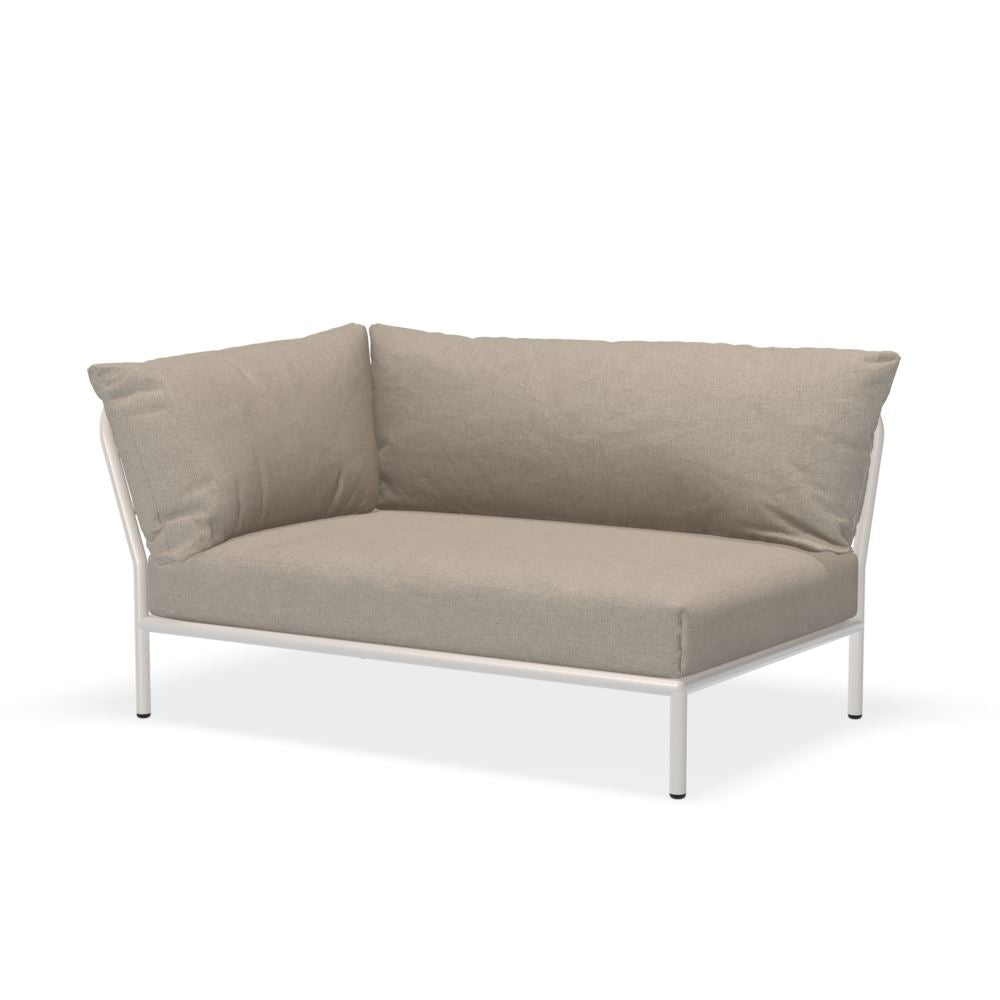 Houe Level 2 Corner left Structure Muted white - Coussins Ash