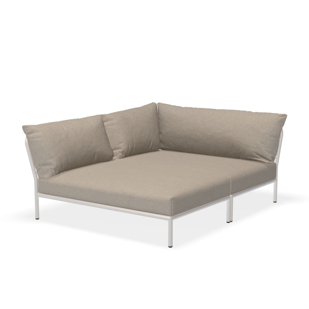 Houe Level 2 Cozy Corner left Structure Muted white - Coussins Ash
