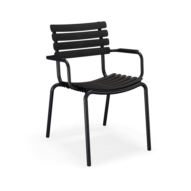 Houe ReClips Dining chair Black - Accoudoirs Black