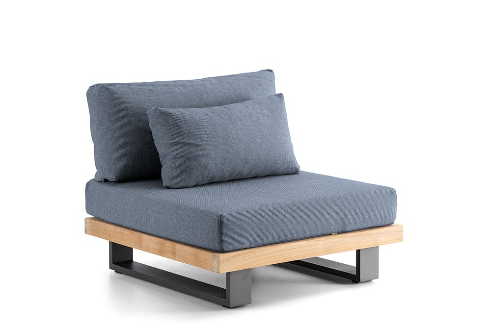 Hunn Amalfi Module Central Cheviot Bleu