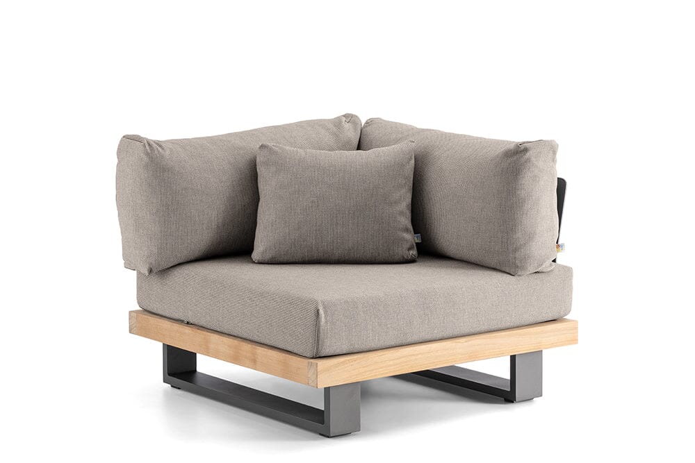 Hunn Amalfi Module d'angle Quadro Taupe