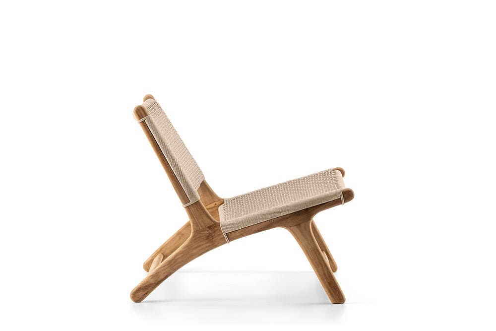 Hunn Beja Chaise Basse Teck