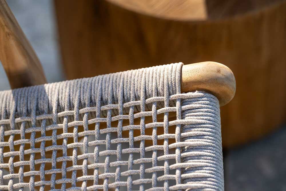 Hunn Beja Chaise Basse Teck