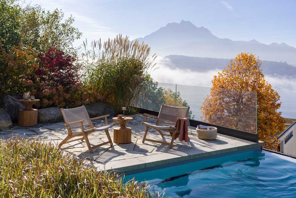 Hunn Beja Fauteuil Club Lounge Teck