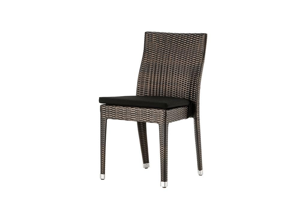 Hunn Brescia II Chaise repas Résine tressée empilable