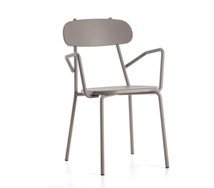 Hunn Cadiz Fauteuil repas empilable Taupe