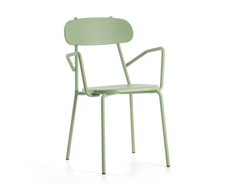 Hunn Cadiz Fauteuil repas empilable Vert Menthe