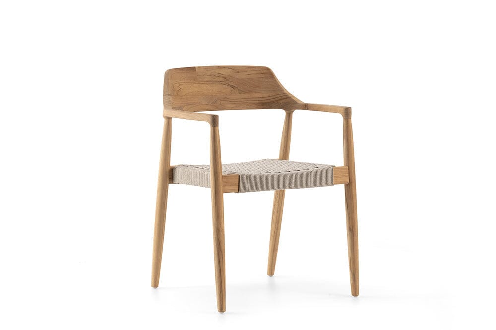 Hunn Colares Fauteuil repas Teck