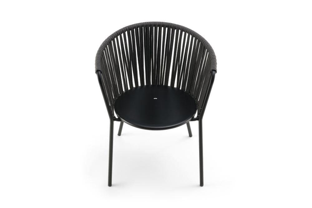 Hunn Granada Fauteuil repas avec Cordes, avec coussins