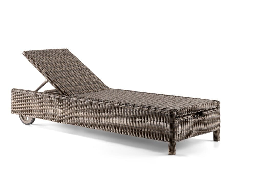 Hunn Maxime II Chaise Longue Résine Tressée Summer Grass 4mm