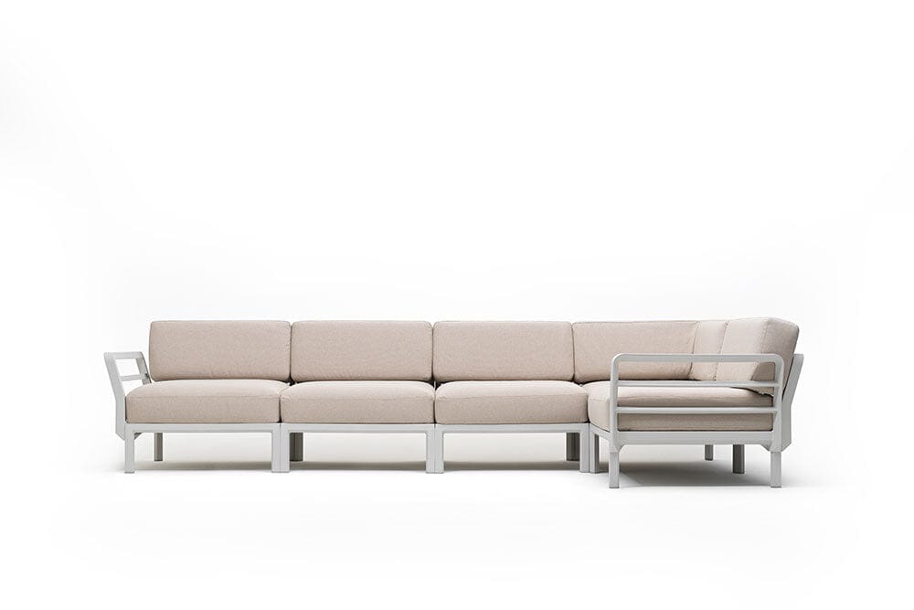 Hunn Maximo Salon Lounge 5 pièces Gesso - Perla