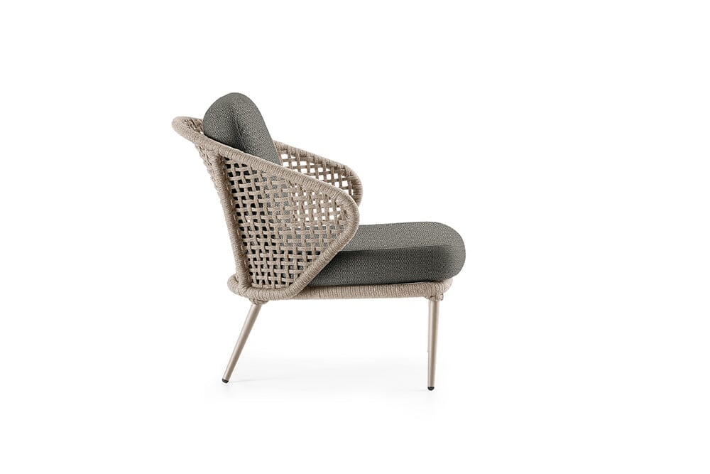 Hunn Ravenna Fauteuil Club Lounge avec coussins