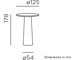 IP44.DE Lix Mini Lampe LED sans fil d'extérieur h: 17.8cm