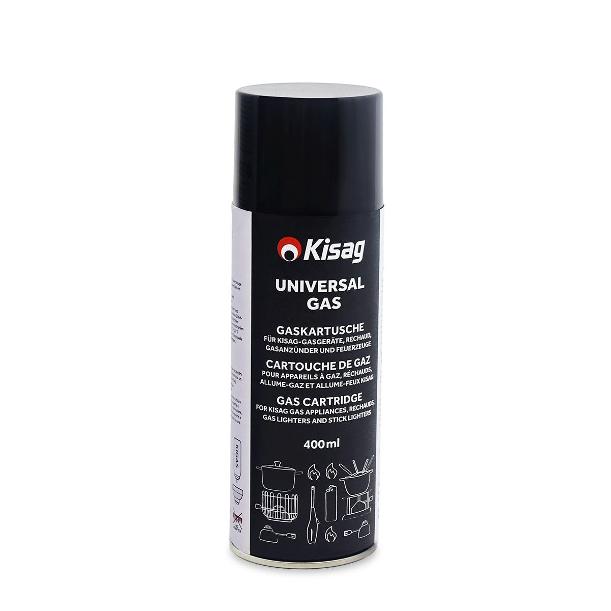 Kisag KiGas Recharge de gaz 400ml