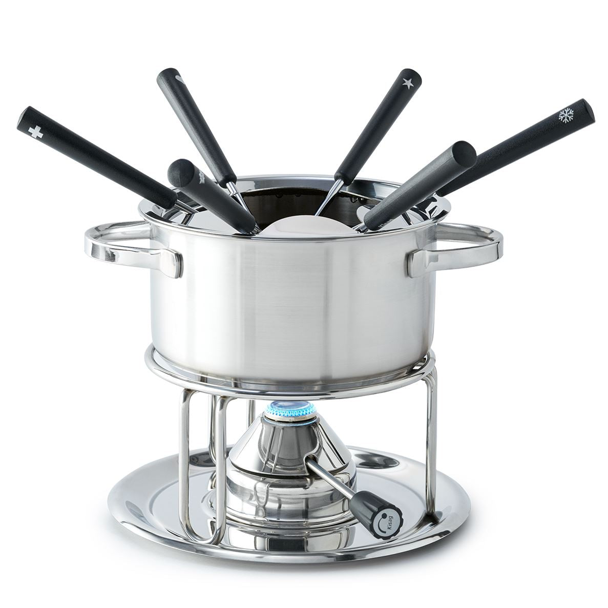 Kisag Promo Set à fondue Inox Ø16cm pour viande
