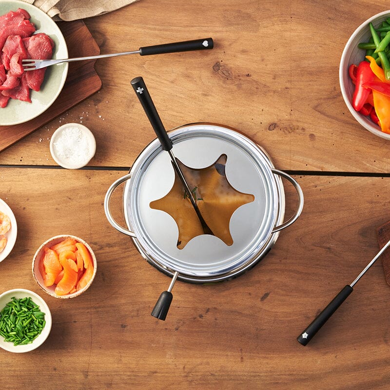 Kisag Promo Set à fondue Inox Ø16cm pour viande