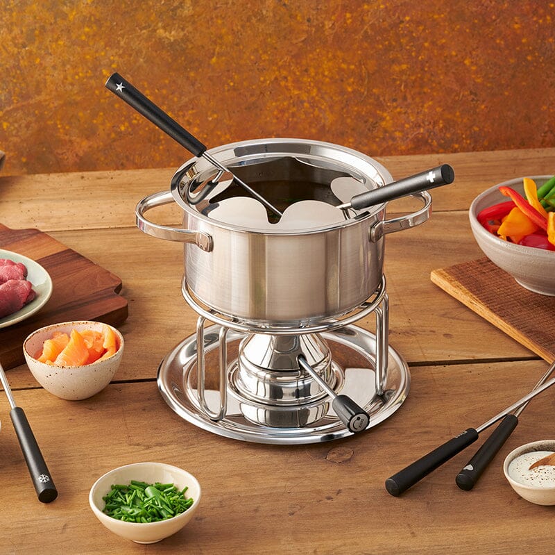 Kisag Promo Set à fondue Inox Ø16cm pour viande