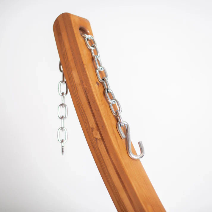 La Siesta Maera Support en bois eucalyptus pour hamacs doubles