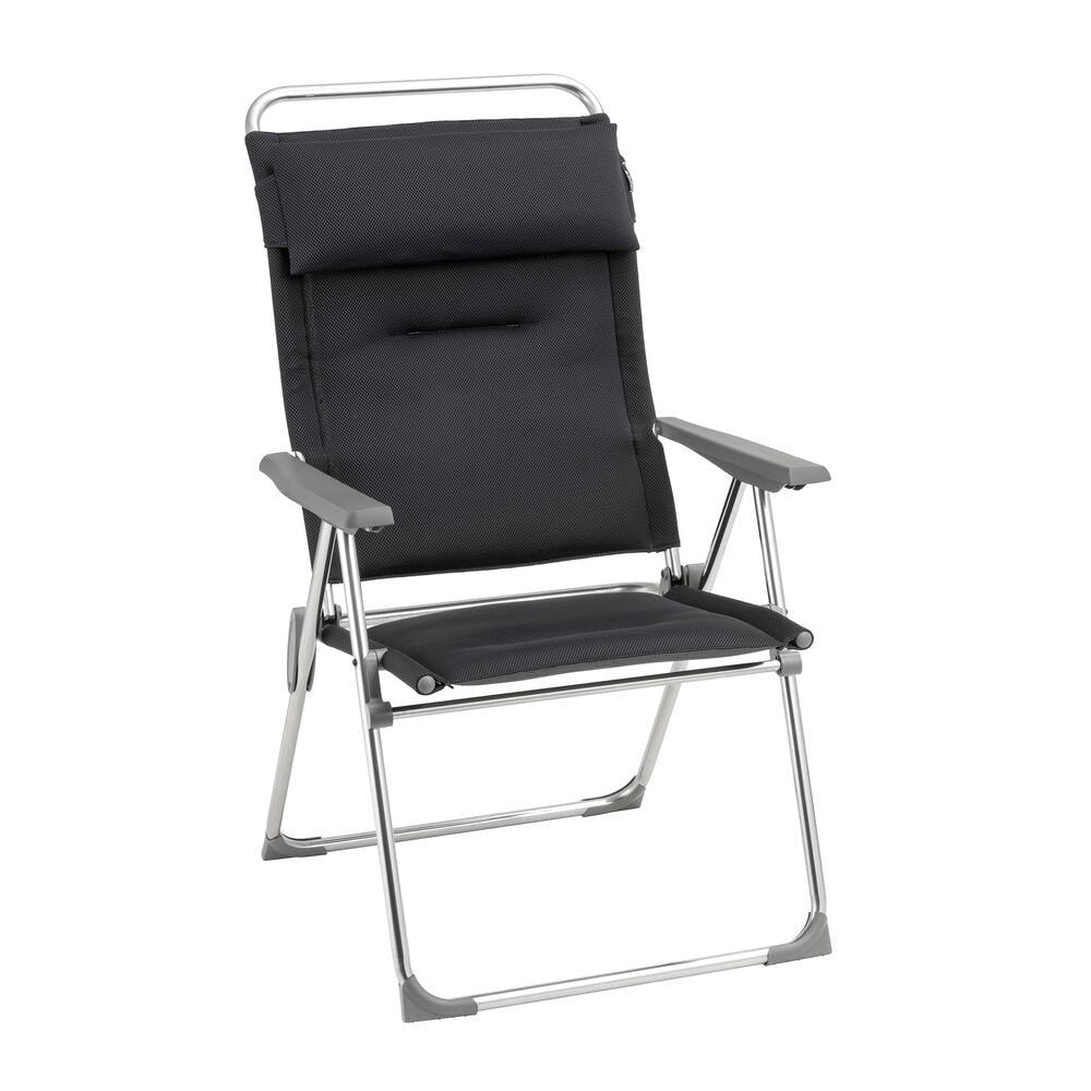 Lafuma Alu Cham XL Fauteuil pliant multipositions aluminium AirComfort Acier