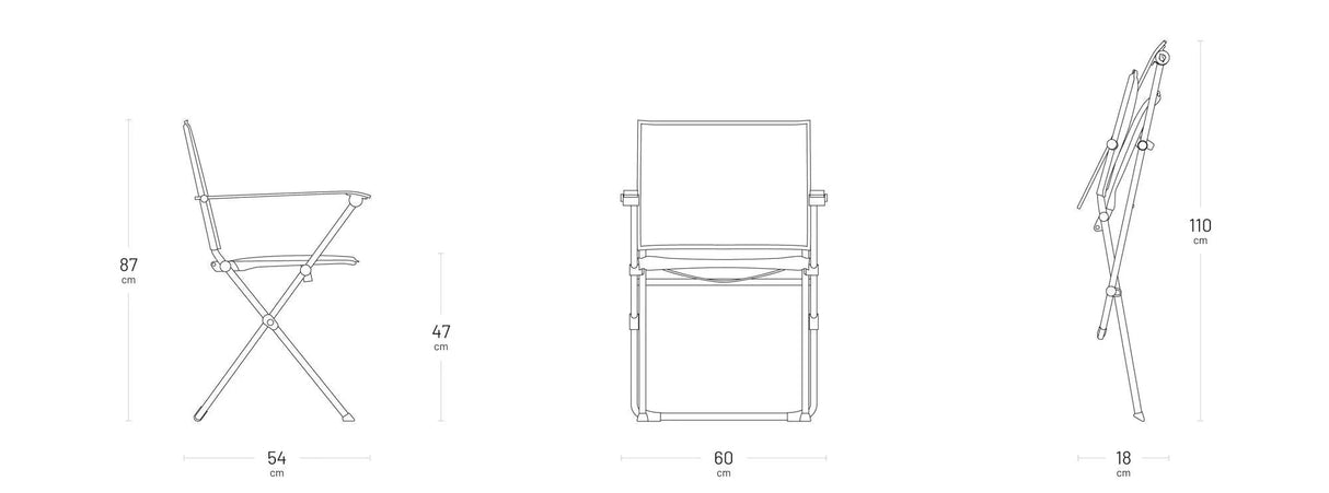 Lafuma Anytime Fauteuil repas pliable Batyline Duo