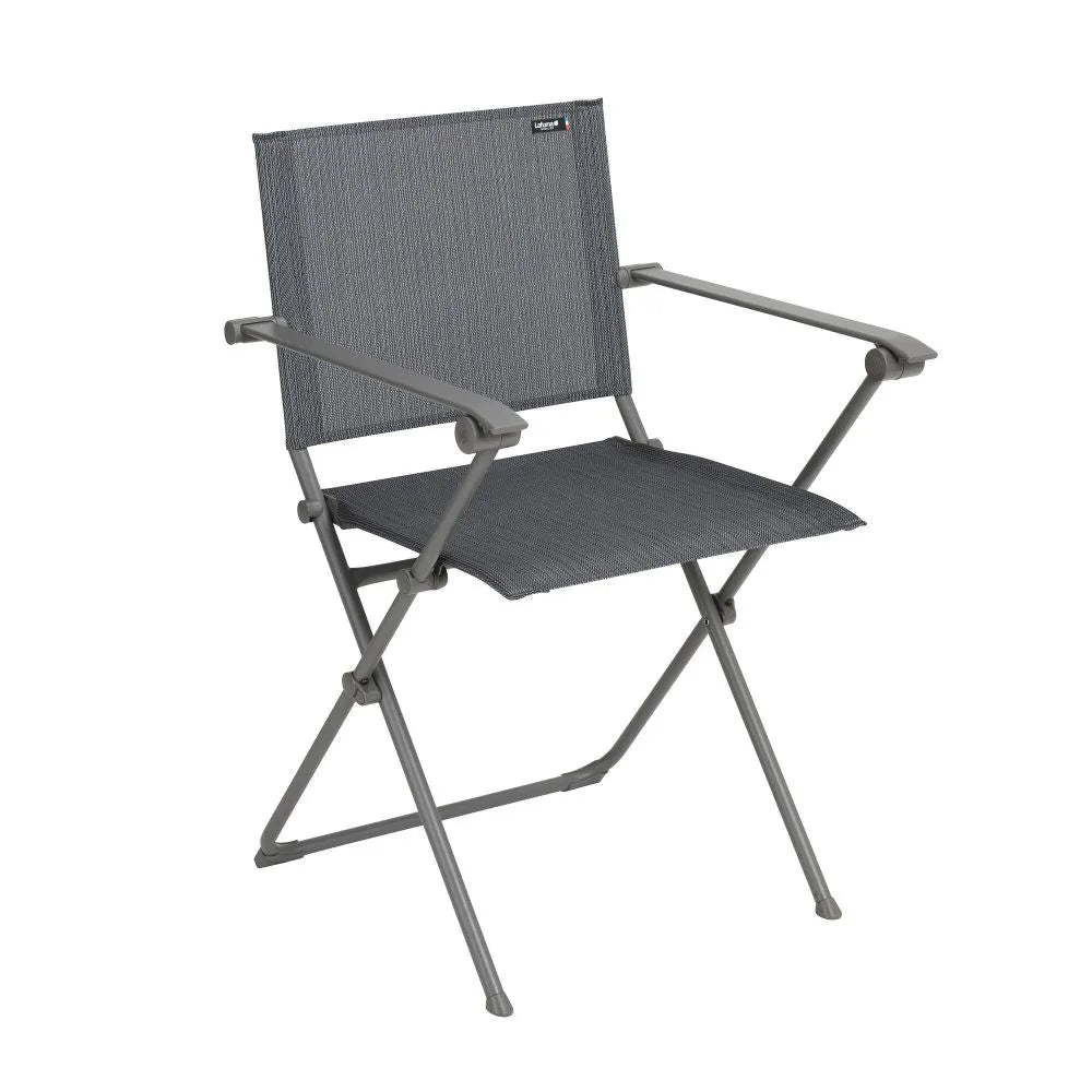 Lafuma Anytime Fauteuil repas pliable Batyline Duo Gris Obsidian