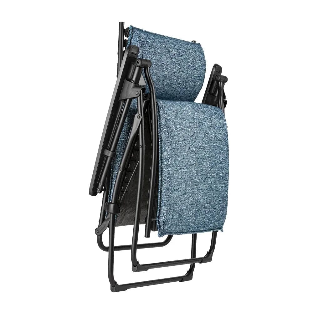 Lafuma Bayanne Allure Fauteuil Relax Evolution Tundra Sunbrella Cobalt Blue