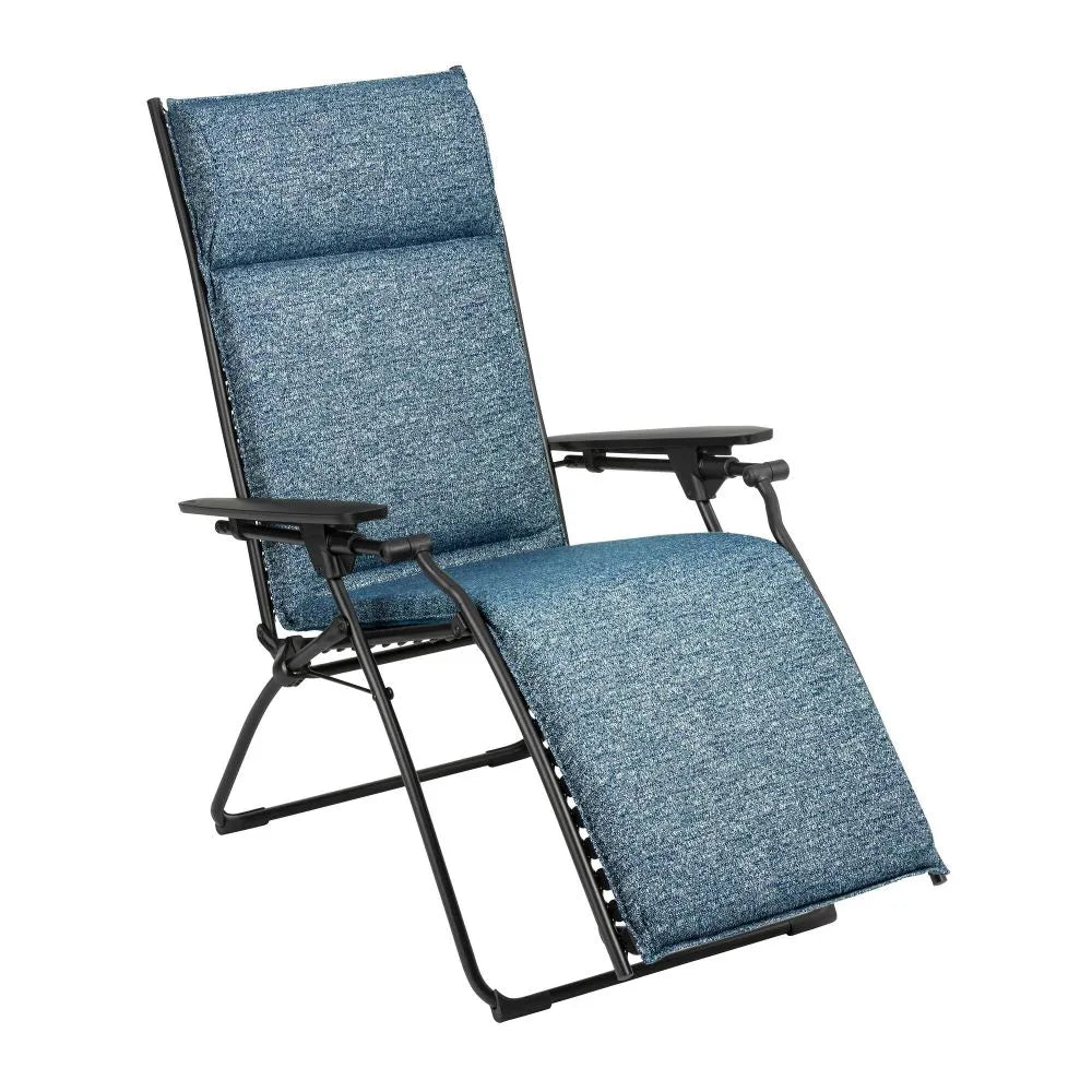 Lafuma Bayanne Allure Fauteuil Relax Evolution Tundra Sunbrella Cobalt Blue