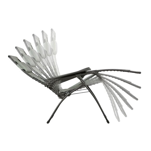 Lafuma Bayanne Allure Fauteuil Relax Evolution Tundra Sunbrella Granite