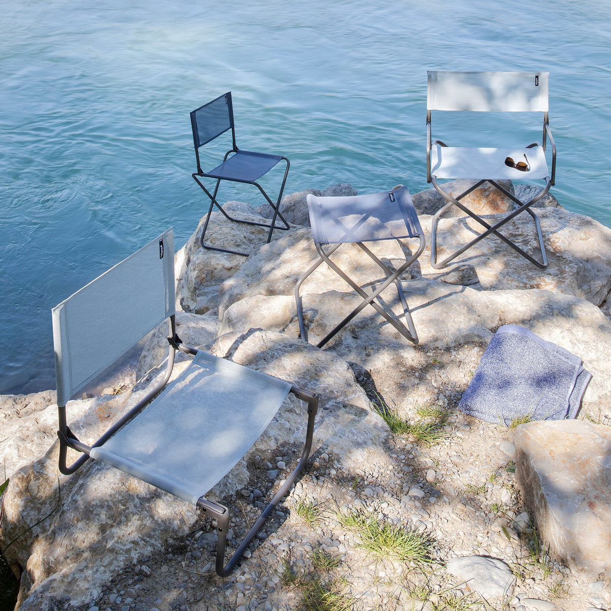 Lafuma CNO Chaise pliante compacte Batyline Iso ambiance