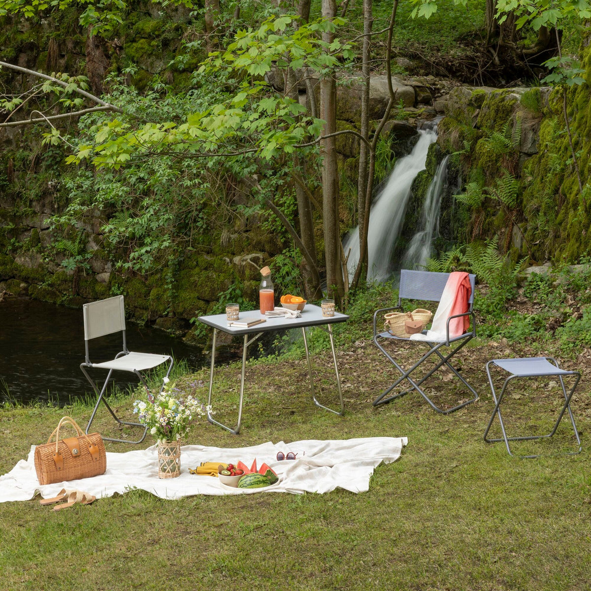 Lafuma Fidji Table de camping pliante 80x57cm ambiance