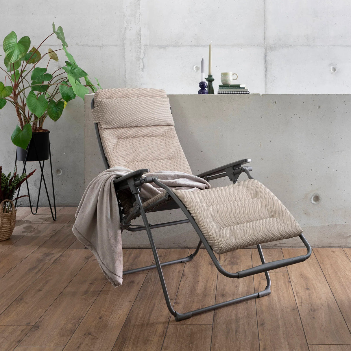 Lafuma Futura Fauteuil Relax BeComfort Beige Moka