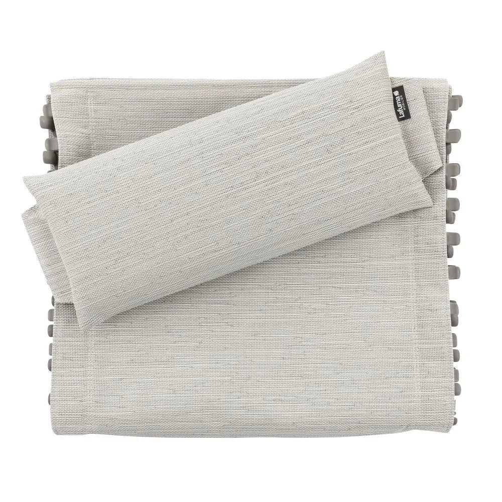 Lafuma Futura Kit Toile de rechange clip pour Relax Evolution Batyline Duo Gris Galet