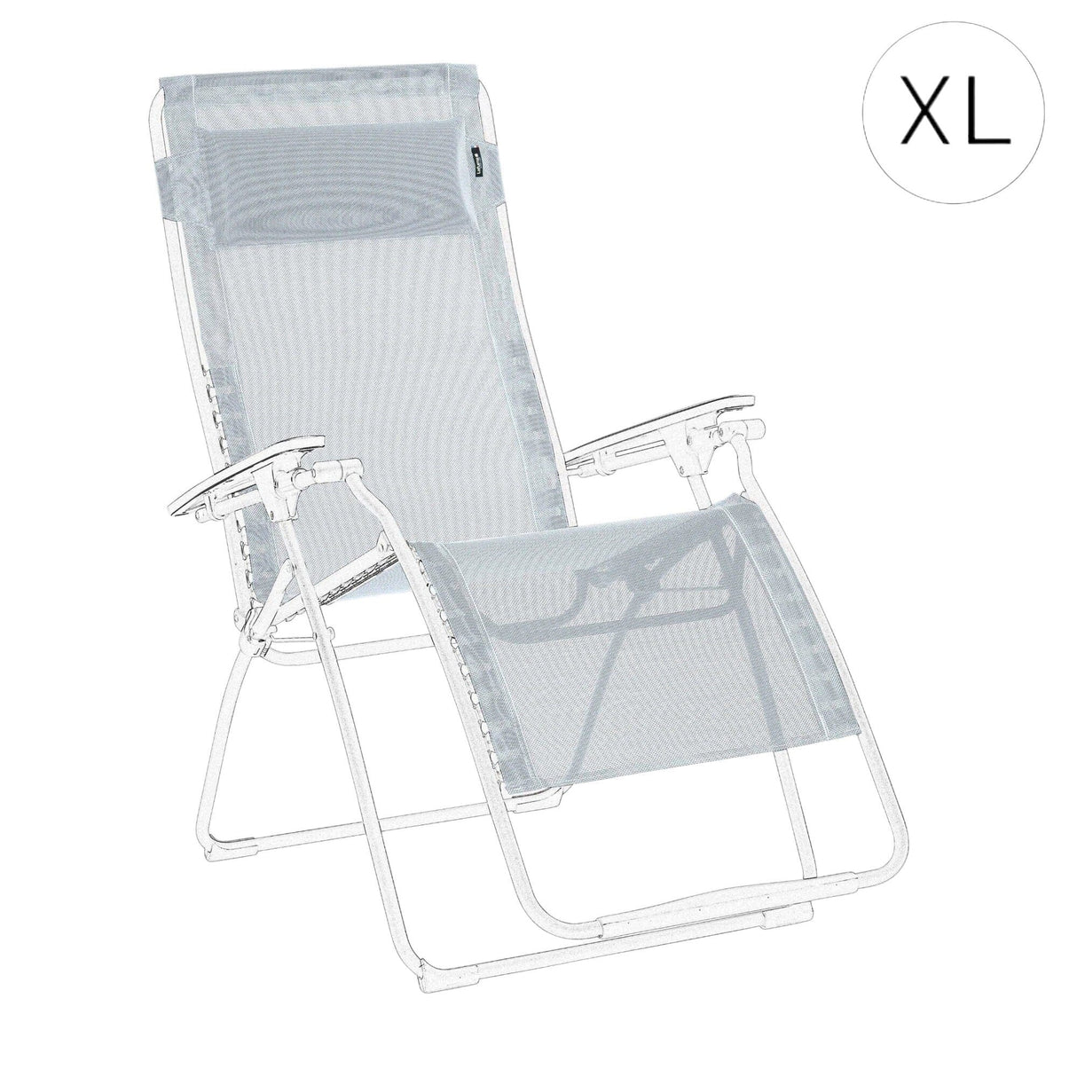 Lafuma Futura Kit Toile de rechange XL Clip pour Relax Rsx XL - Rsxa XL- Rsxa Clip XL - Futura XL