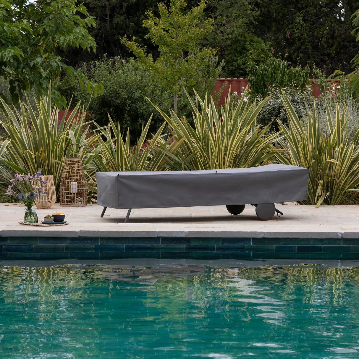 Lafuma Housse de protection pour bain de soleil Miami 2 / Bayanne 200x69cm H: 32 cm