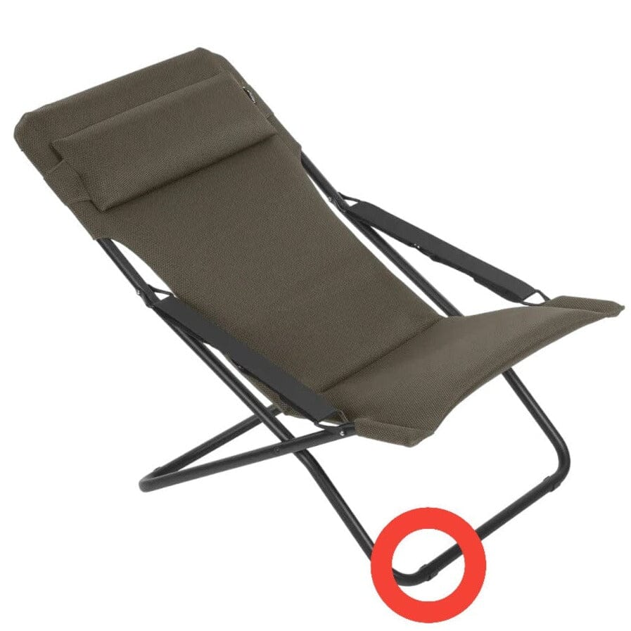 Lafuma Kit Patins ø25mm pour Transabed, Next Miami et Sunside