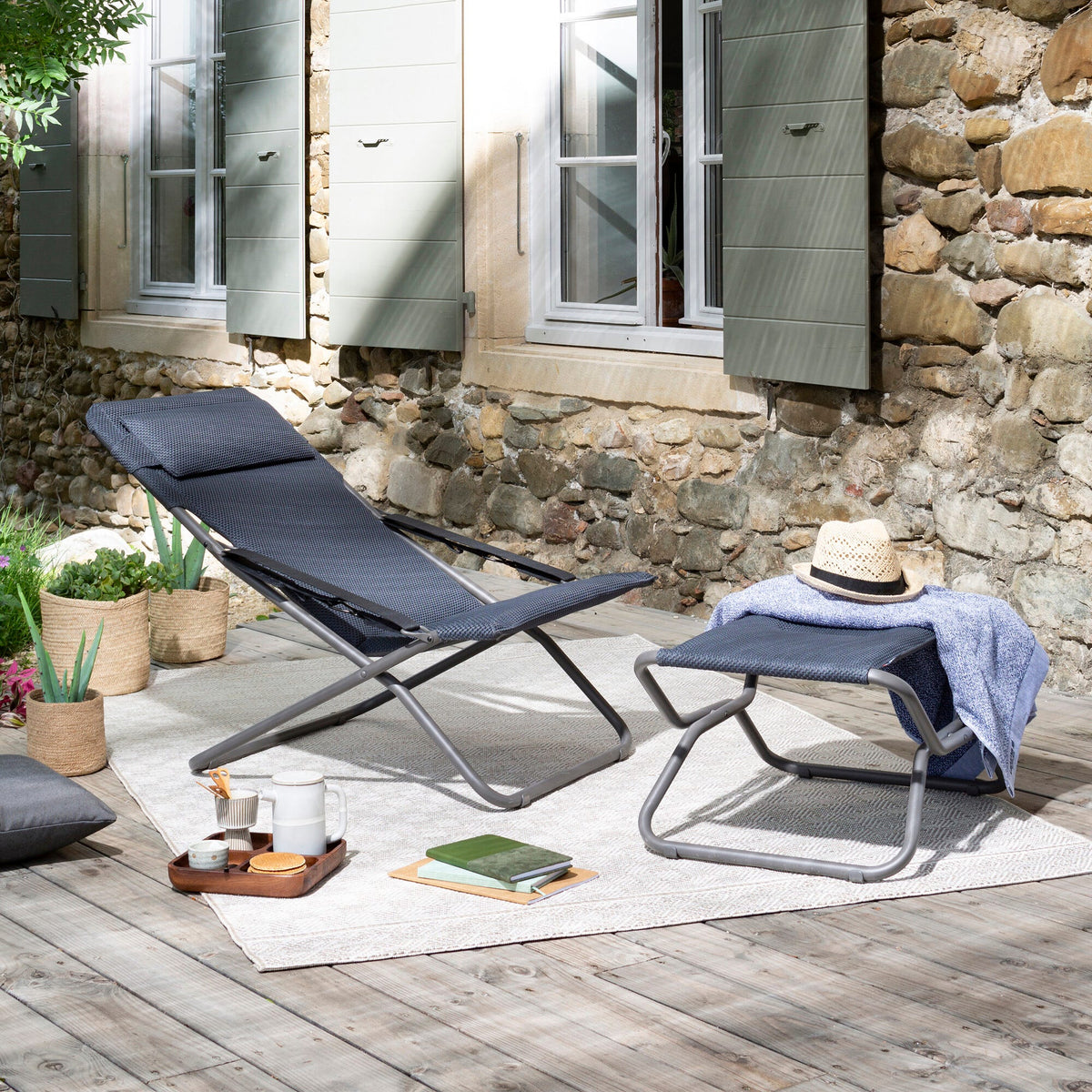 Lafuma Littoral Drap de bain grand format 170x75cm ambiance
