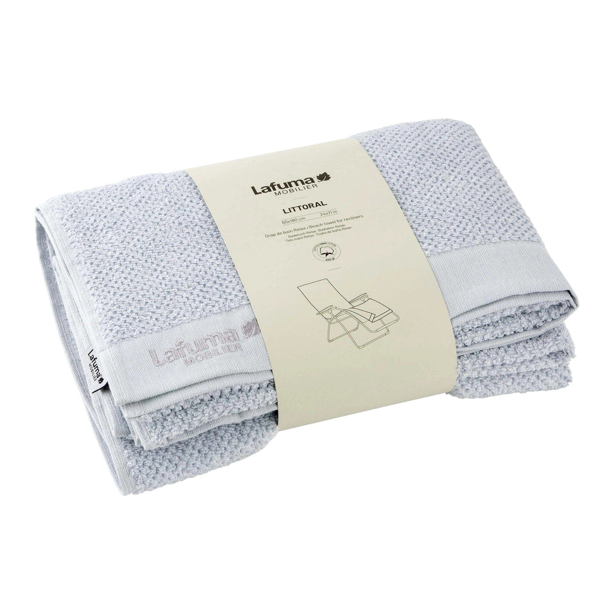 Lafuma Littoral Drap de bain pour Fauteuil Relax Coton Embrun