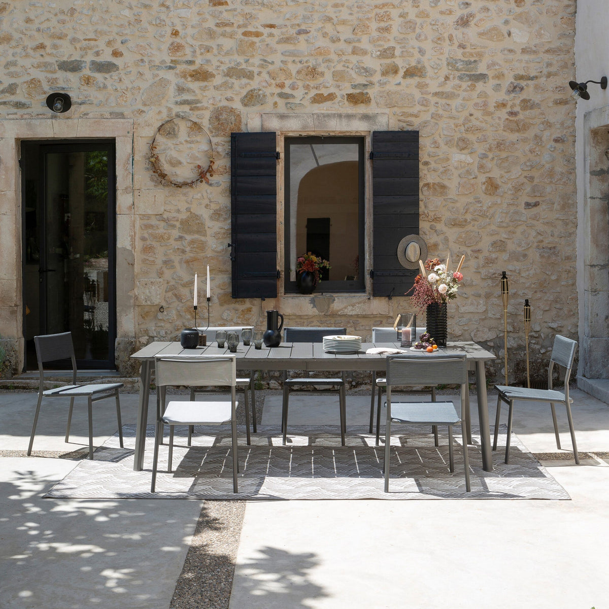Lafuma Oron Chaise repas Batyline Duo ambiance