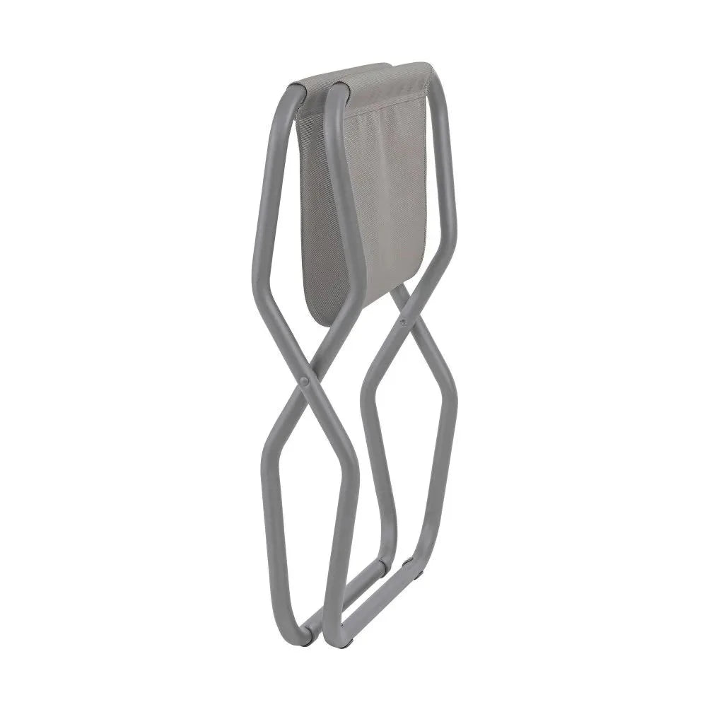 Lafuma Repose-pieds Next Batyline Iso Marron Terre chassis Titane