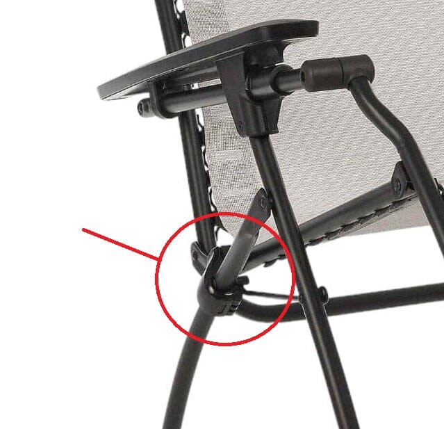 Lafuma Set Articulations Glisseurs Arrière pour Fauteuils Relax