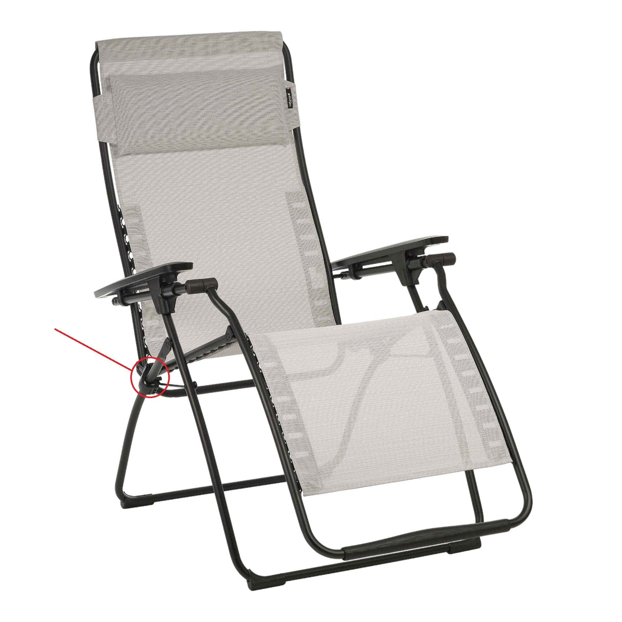Lafuma Set Articulations Glisseurs Arrière pour Fauteuils Relax