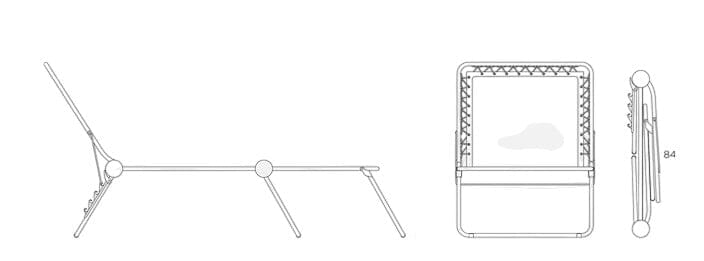 Lafuma Siesta L Bain de Soleil Batyline Iso