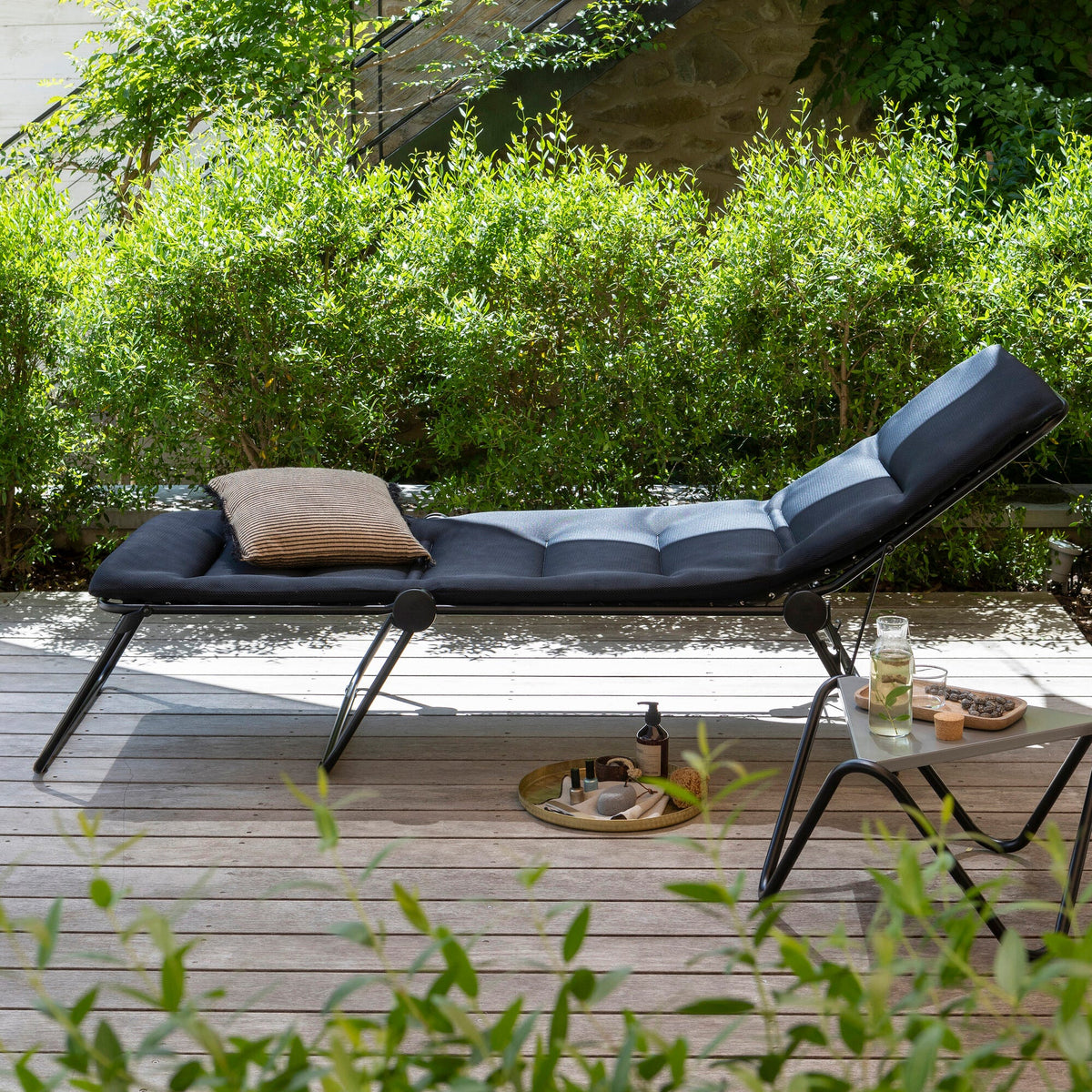 Lafuma Siesta L Lit de soleil pliant matelassé AirComfort ambiance
